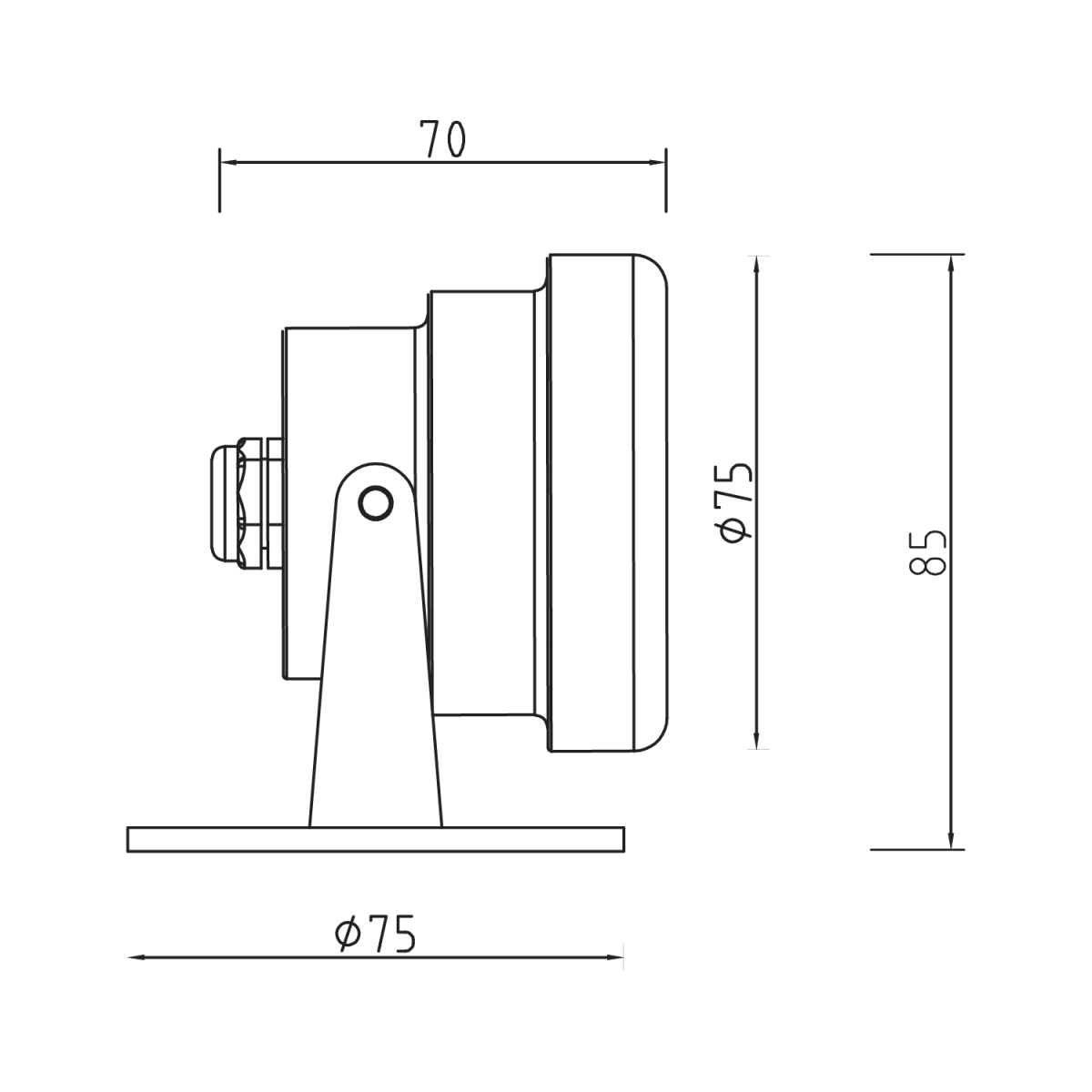 Ultralight LED Underwater Light 3W (WY-SW076)