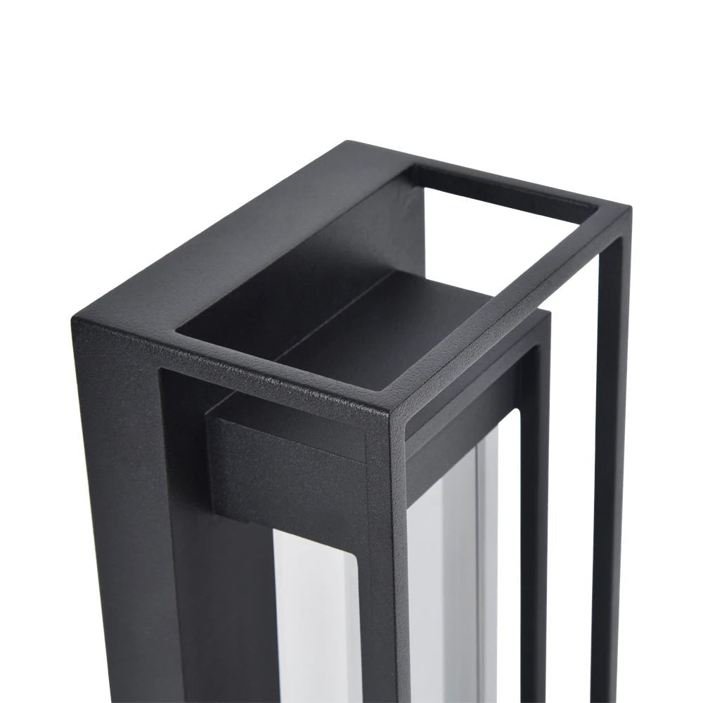 Black metal stand on a white background