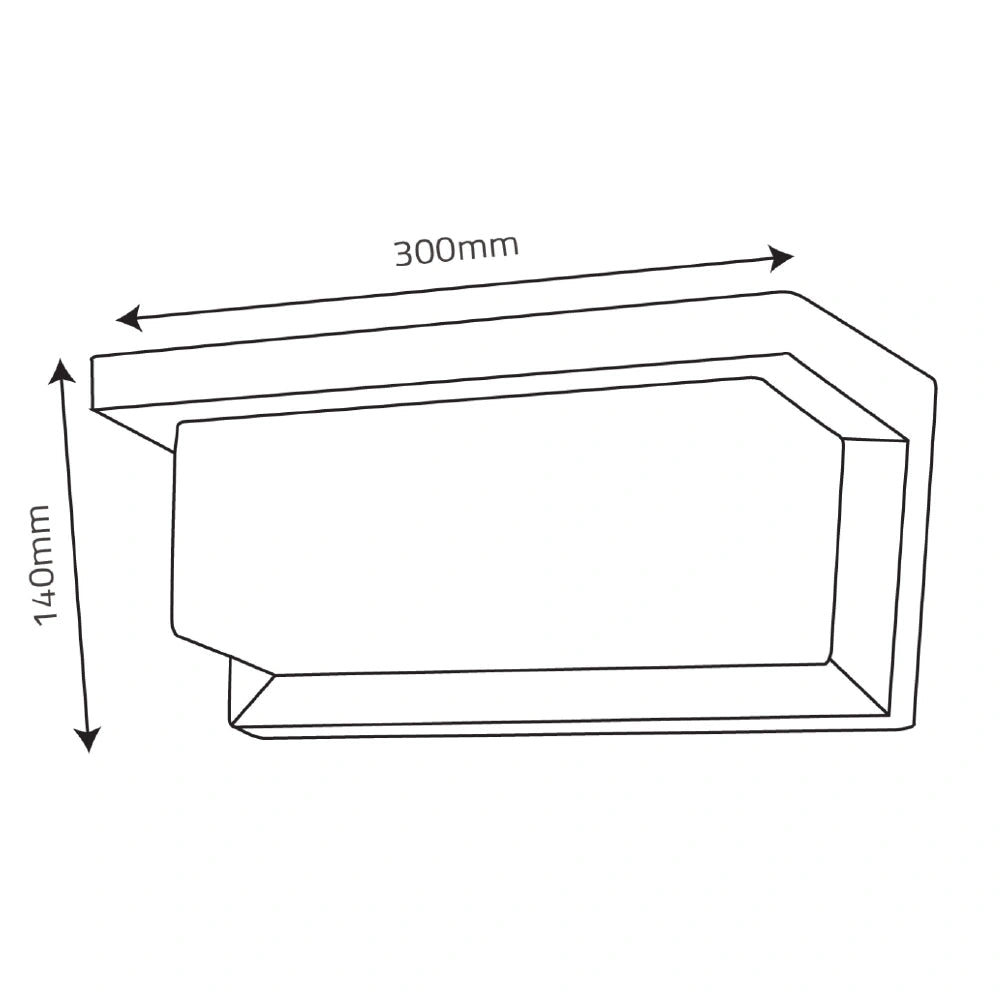 Ultralight LED Wall Sconce 21W IP65 (BD3112)