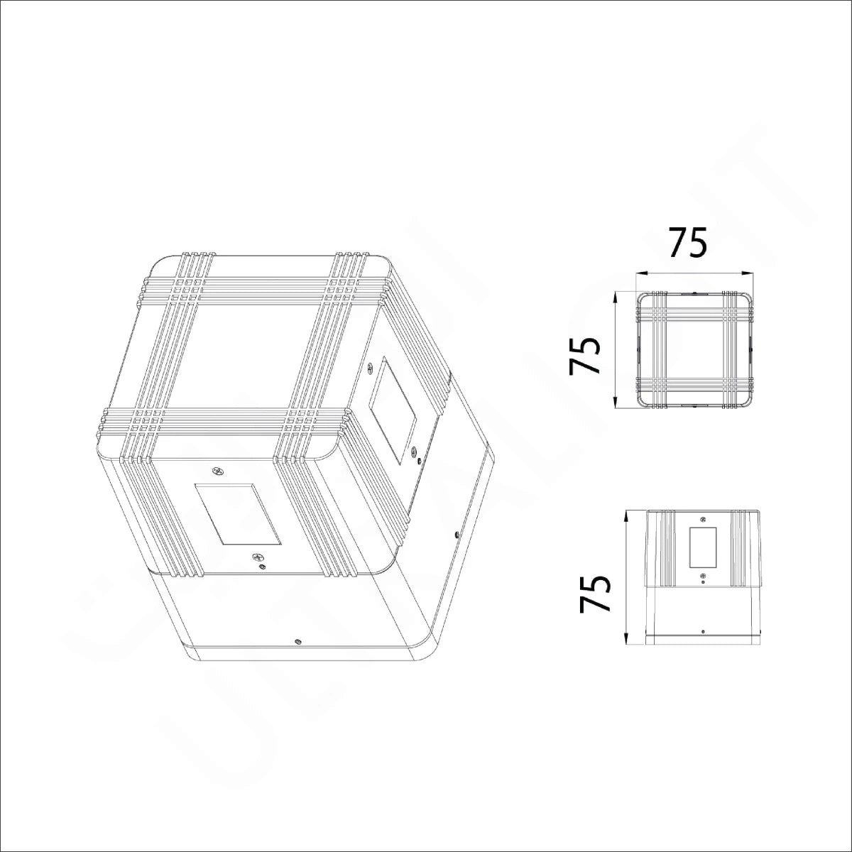 Ultralight LED X Wall Light G9 (G185)