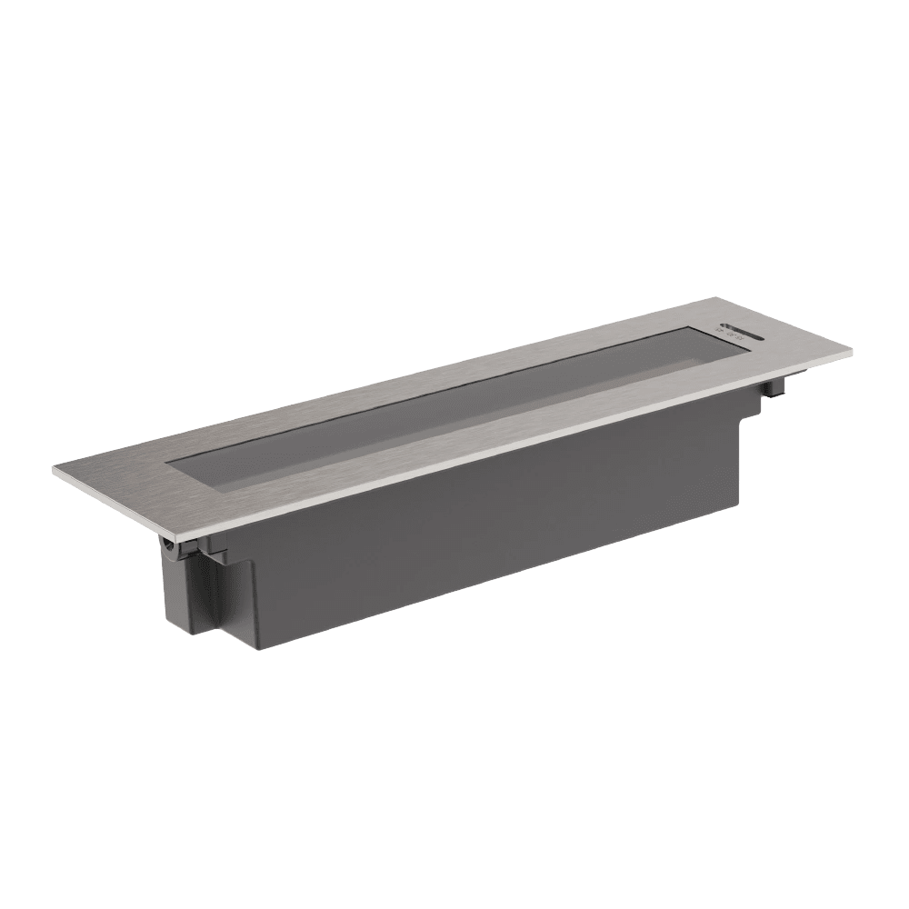 A linear inground LED light with 12W / 18W power and an adjustable Beam Angle 45° , IP67 Waterproof Protection,