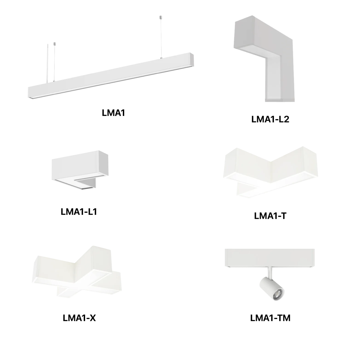 الترا لايت إنارة علاقي خطي مع توصيلات - إنارة حديثة موفرة للطاقة (UTL-LMA1)