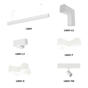 Ultralight Linear Pendant Light With Connectors - Modern Lighting (UTL-LMA1)