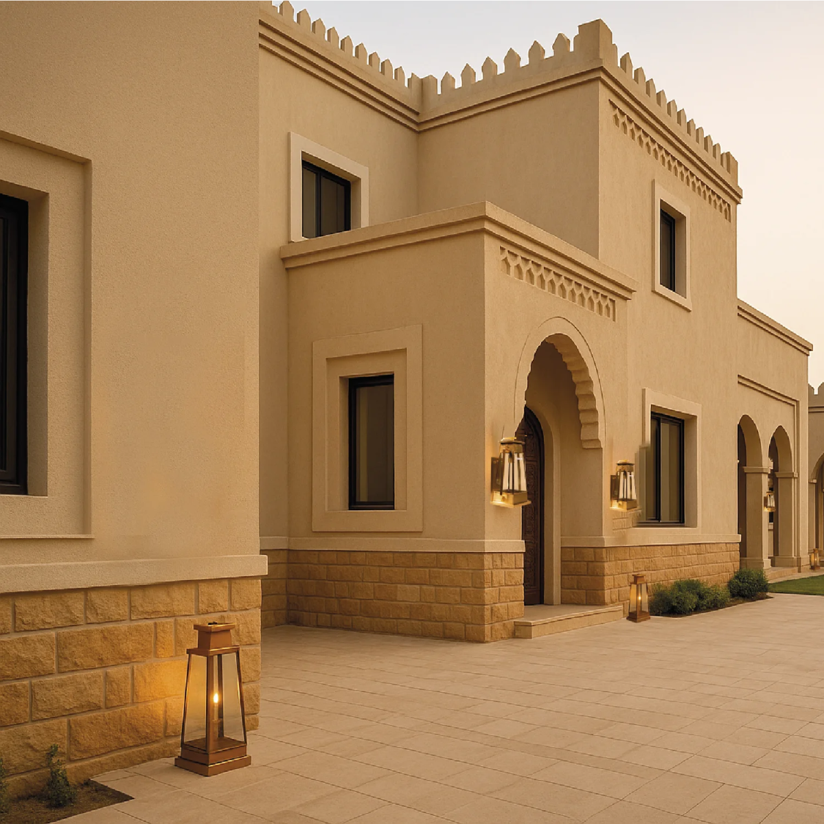 إنارة خارجية نحاسية فاخرة للحدائق والواجهات IP44 (3095)