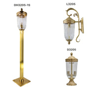 Ultralight Luxury Copper Outdoor Lantern IP44 (3205-Family)