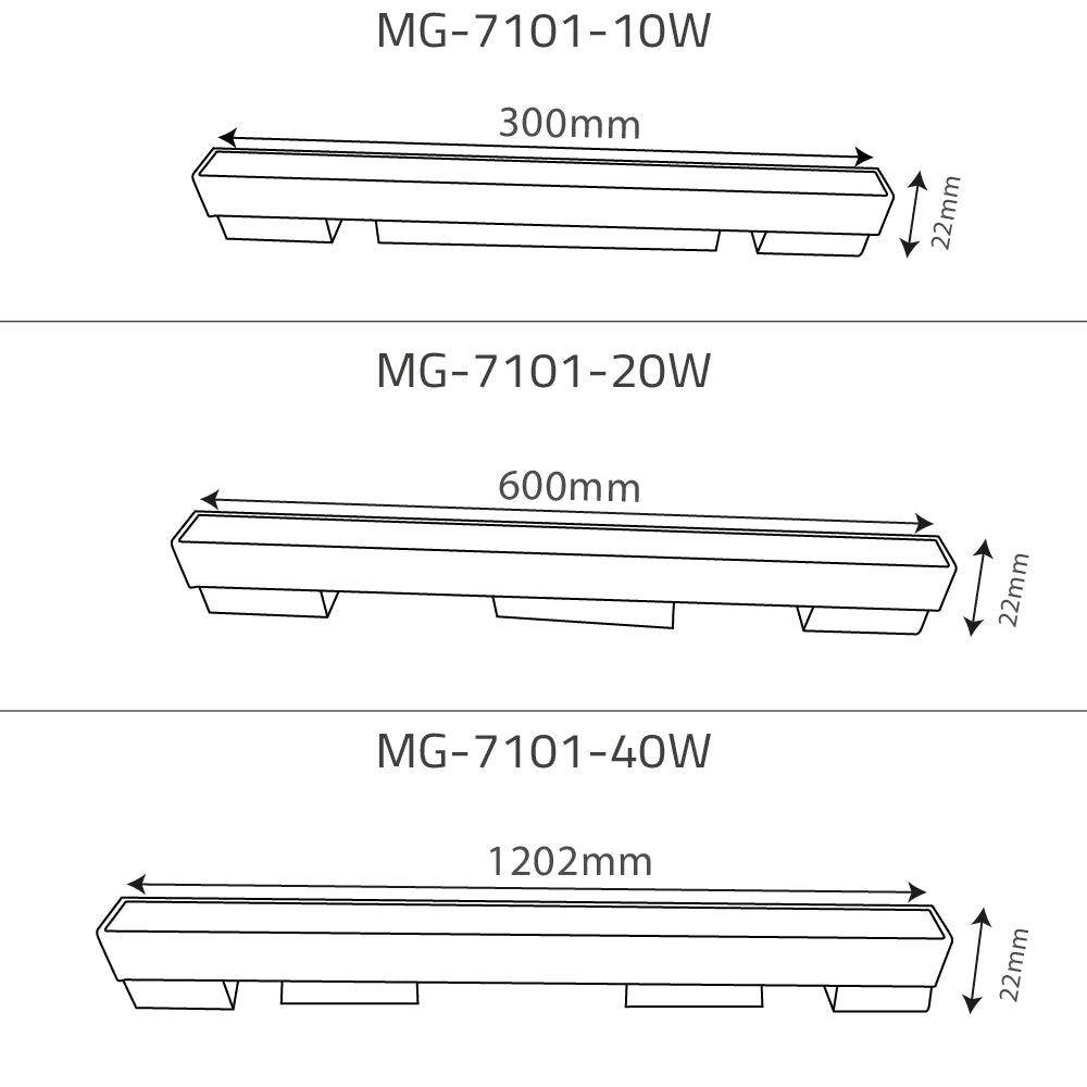 Ultralight Magnetic Track Light 20mm (MG-Family)