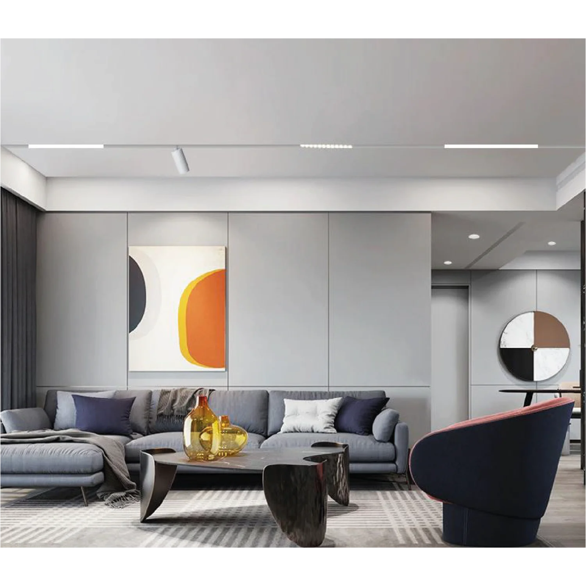 نجف ليد ممغنط 35 ملم أبيض (BT-Family)