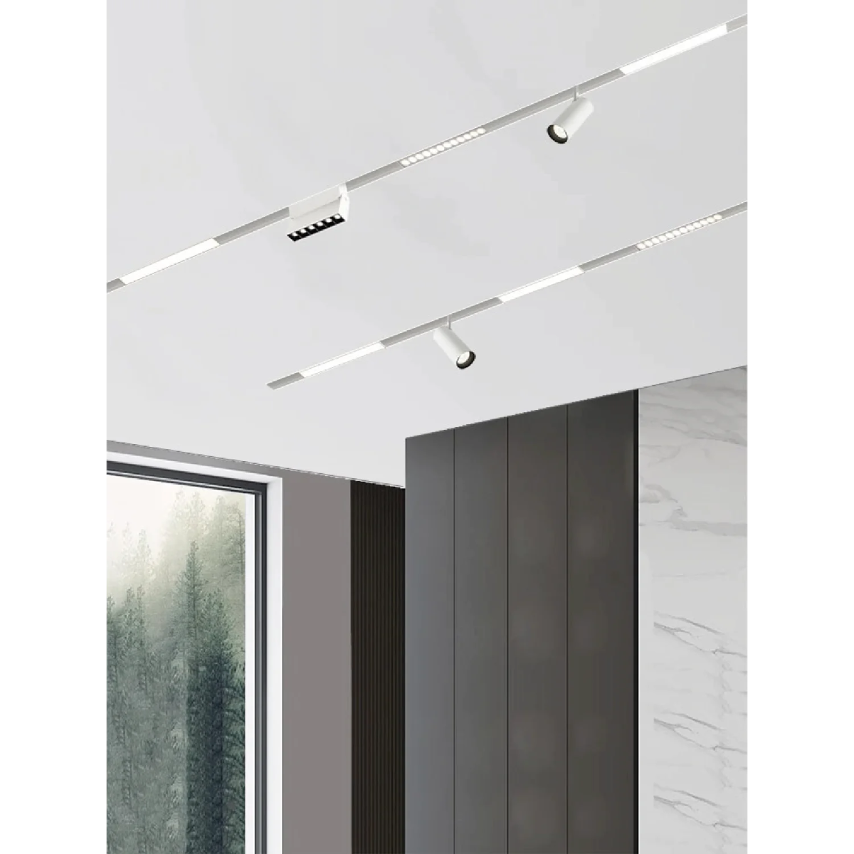 نجف ليد ممغنط 35 ملم أبيض (BT-Family)