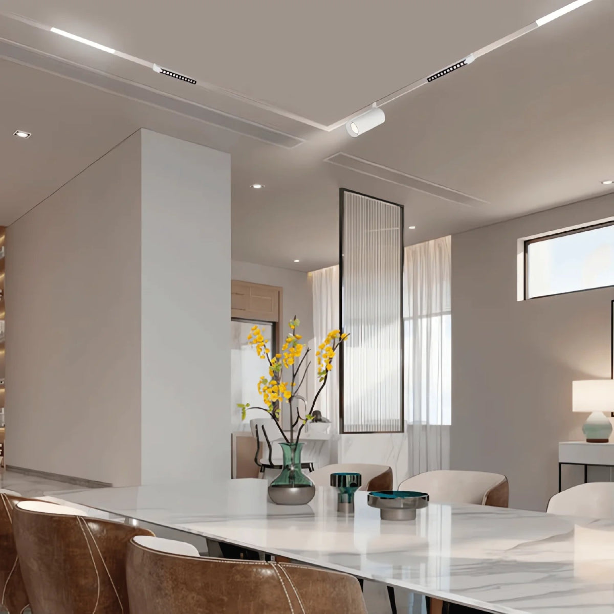 نجف ليد ممغنط 35 ملم أبيض (BT-Family)