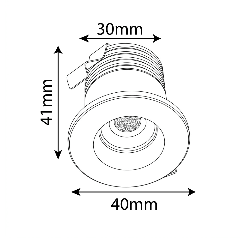 Ultralight Mini Spot Light 3W (RB03-0103)