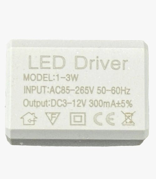 LED driver with specifications on a white background