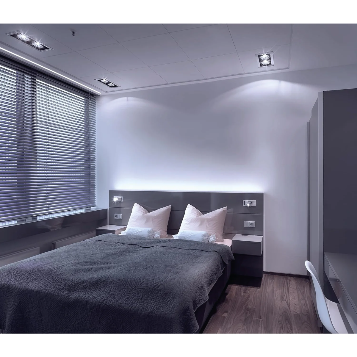 إطار إنارة سقفية مربع و حديث - قاعدة AR111 (TK-A573)