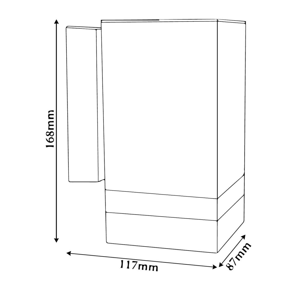 Ultralight Modern Outdoor Wall Frame GU10 (YJ2181-1) - IP44 Waterproof