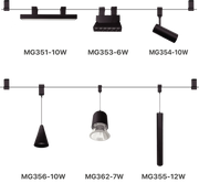 Ultralight Modern Pendant Magnetic Track Light (BM3-Family)