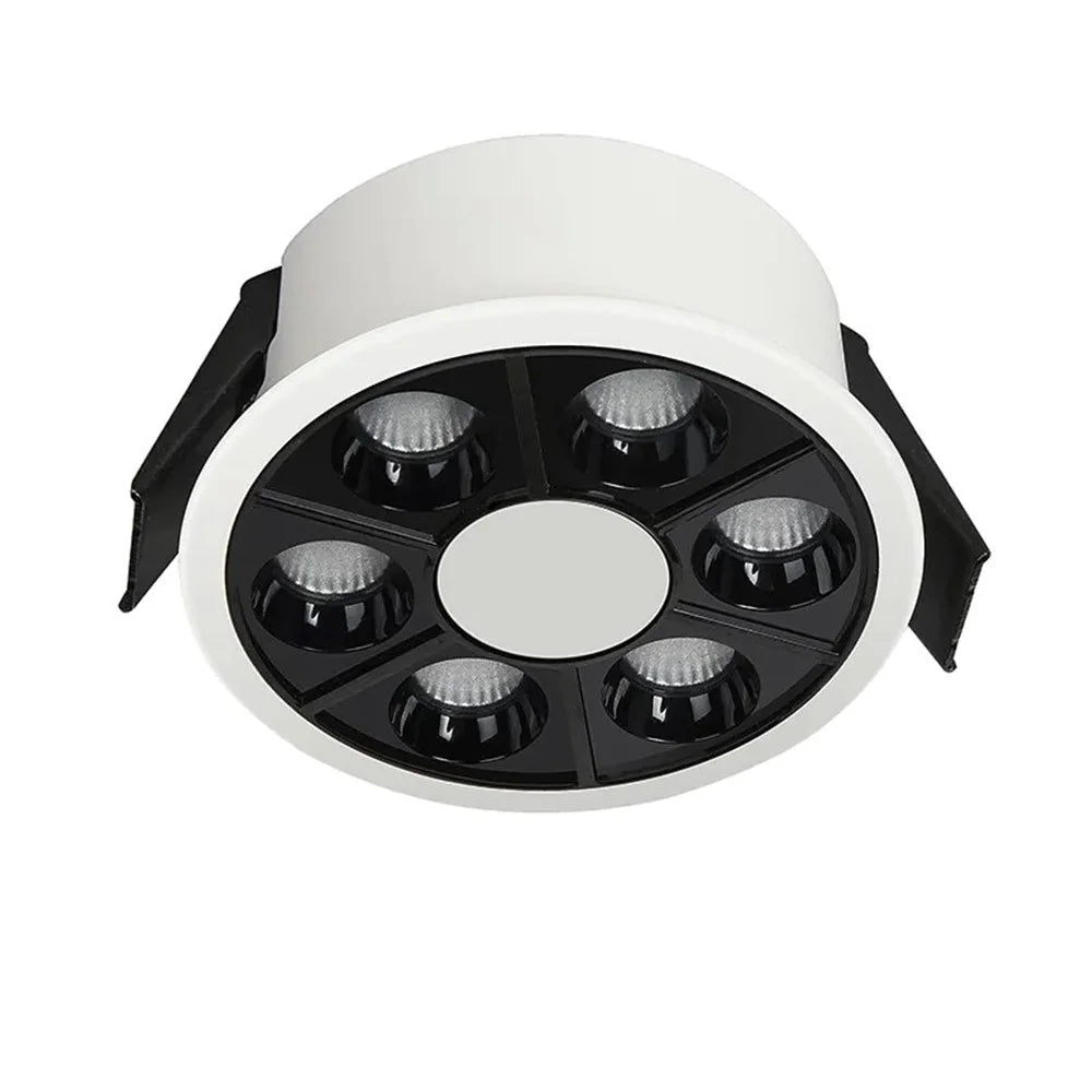 Ultralight Modern Recessed LED Ceiling Light FDS370 with energy-efficient, compact design and powerful