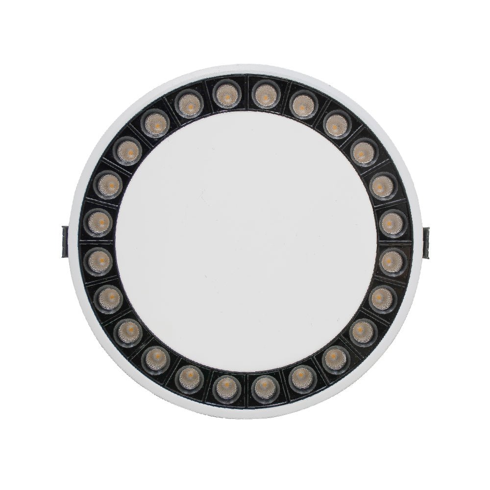 Ultralight Modern Recessed LED Ceiling Light – Energy-efficient round design with multiple LED bulbs