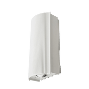 Ultralight Modern Wall Light (TK-G166) in white with a sleek, ribbed curved design for contemporary indoor or outdoor use.