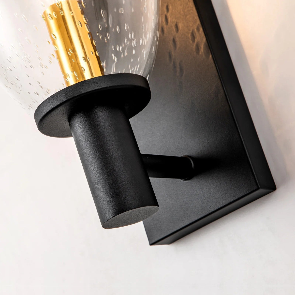 Ultralight Olive-Seeded Glass Outdoor Wall Light (TD-2302)