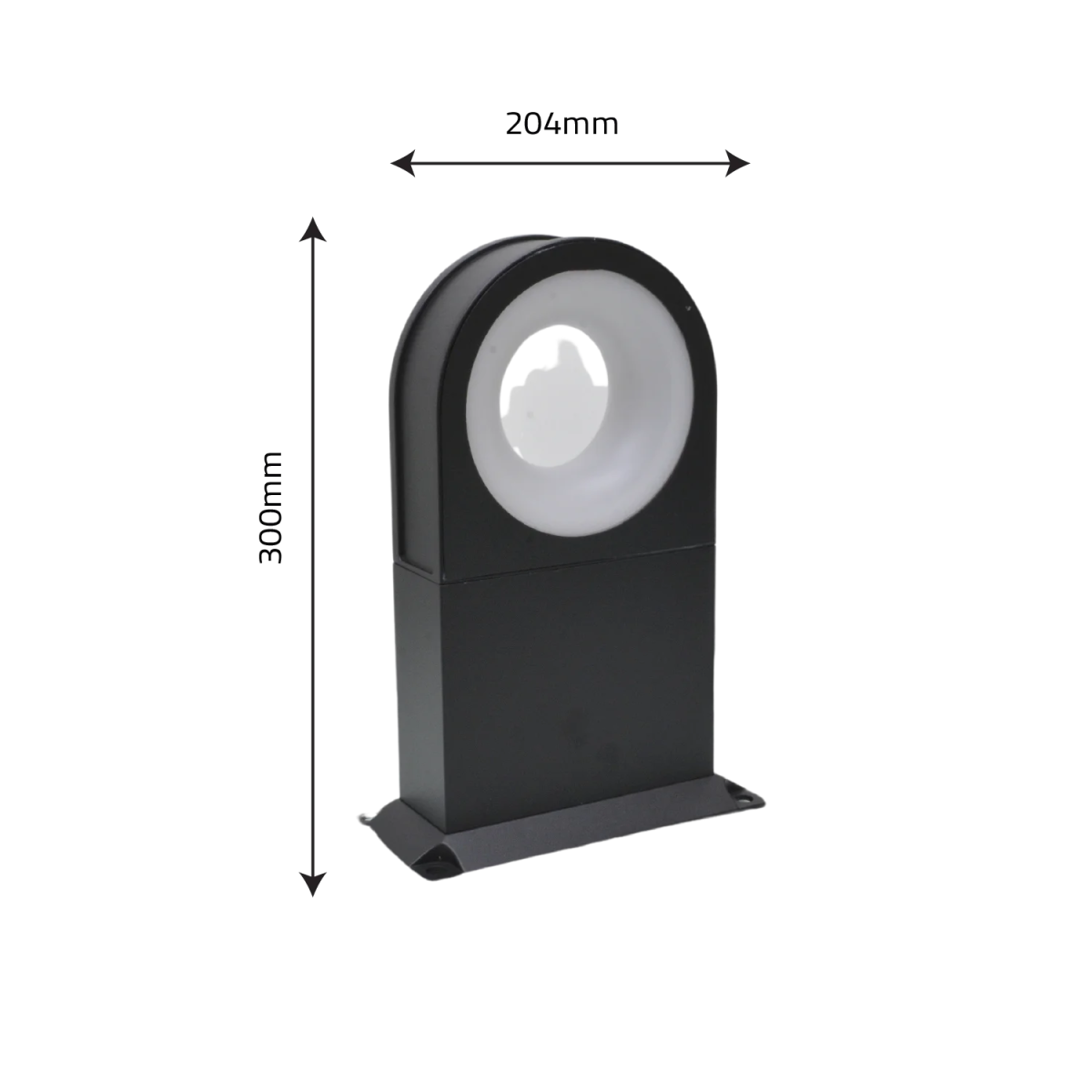 إنارة ممرات خارجية الترا لايت - برأس حلقي الشكل 12 واط IP54 (107Y-A)