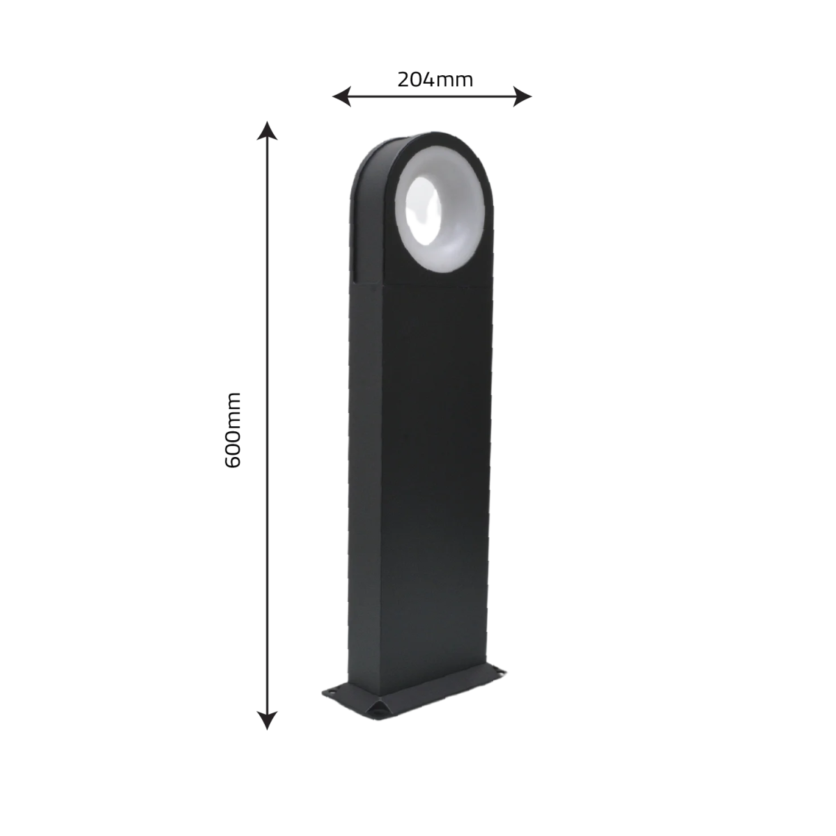 إنارة ممرات خارجية الترا لايت - برأس حلقي الشكل 12 واط IP54 (107Y-A)