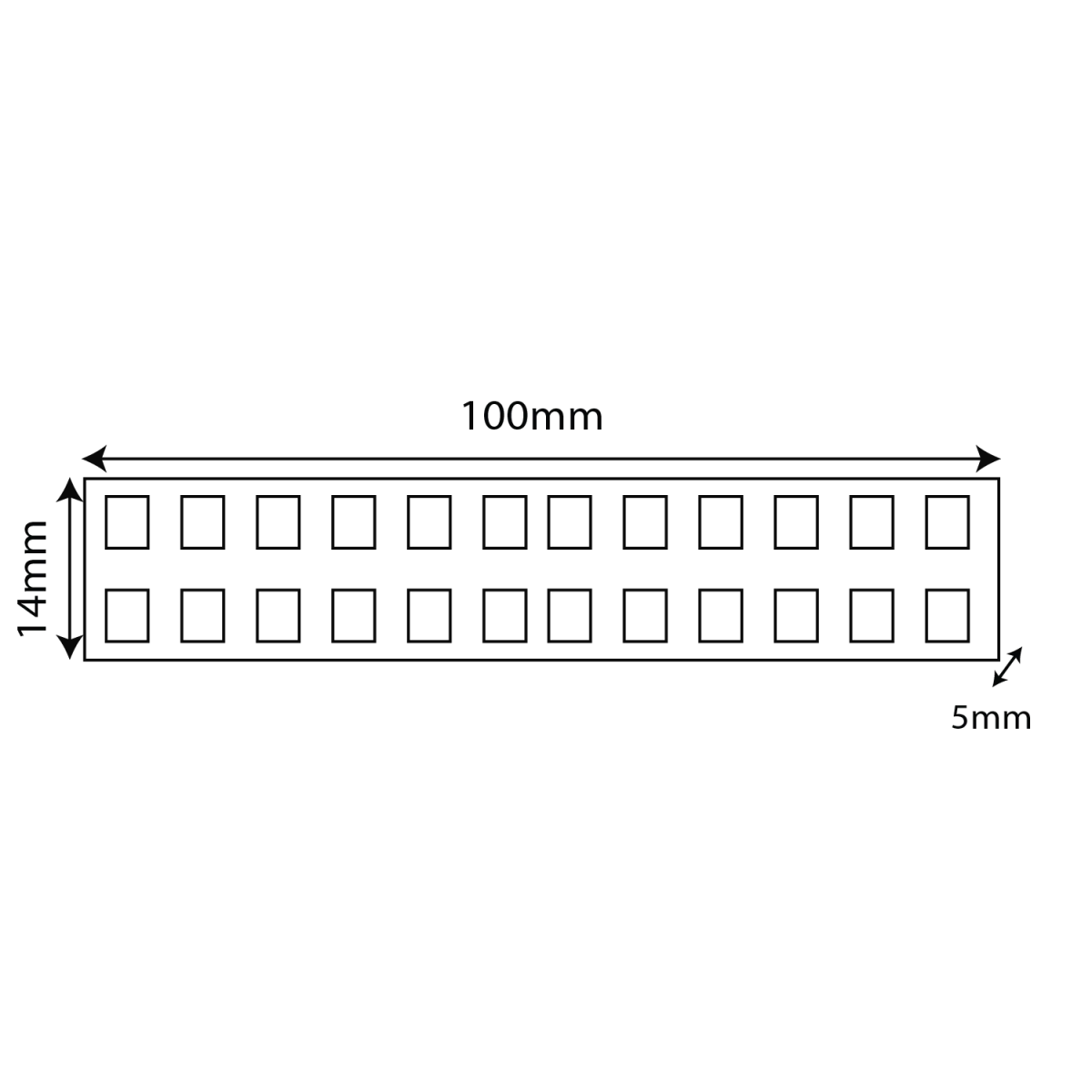 Ultralight Outdoor LED Strip 220 V IP65 – Double-Row Strip (RTL-FPC-2L-2835)