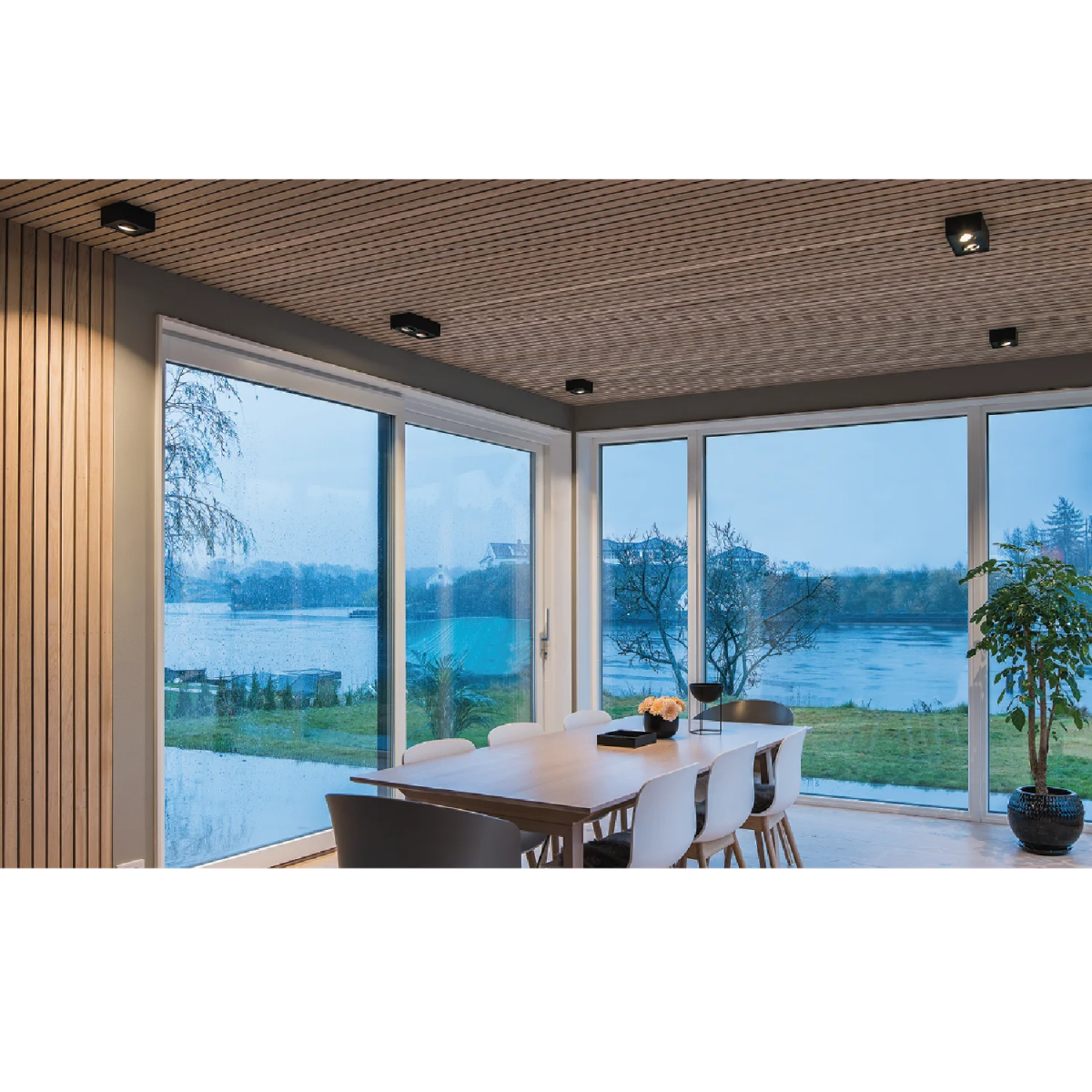 إنارة غاطسة خارجية مربعة 8 واط الترالايت IP54 - تصميم أنيق (BR2274-SQ)