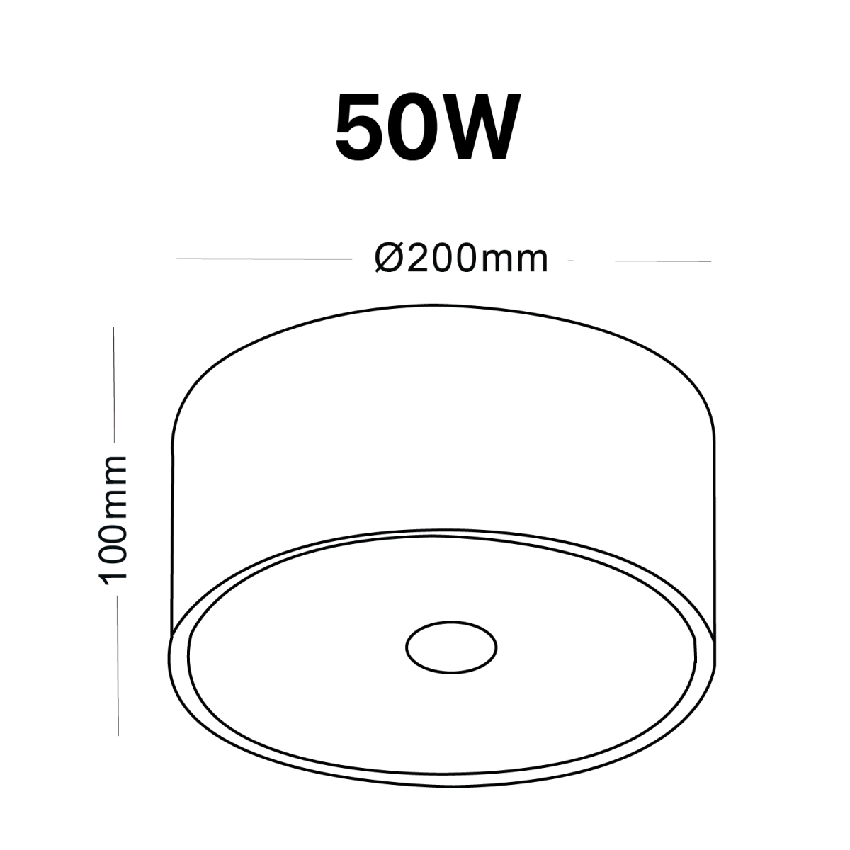 Ultralight Outdoor LED Surface Mounted IP65 (BD390)