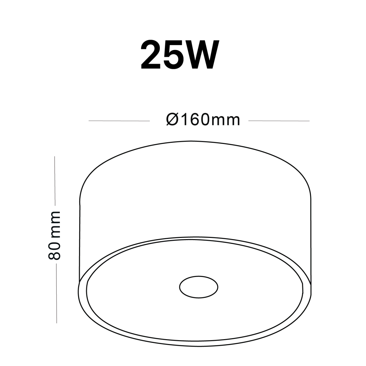Ultralight Outdoor LED Surface Mounted IP65 (BD390)