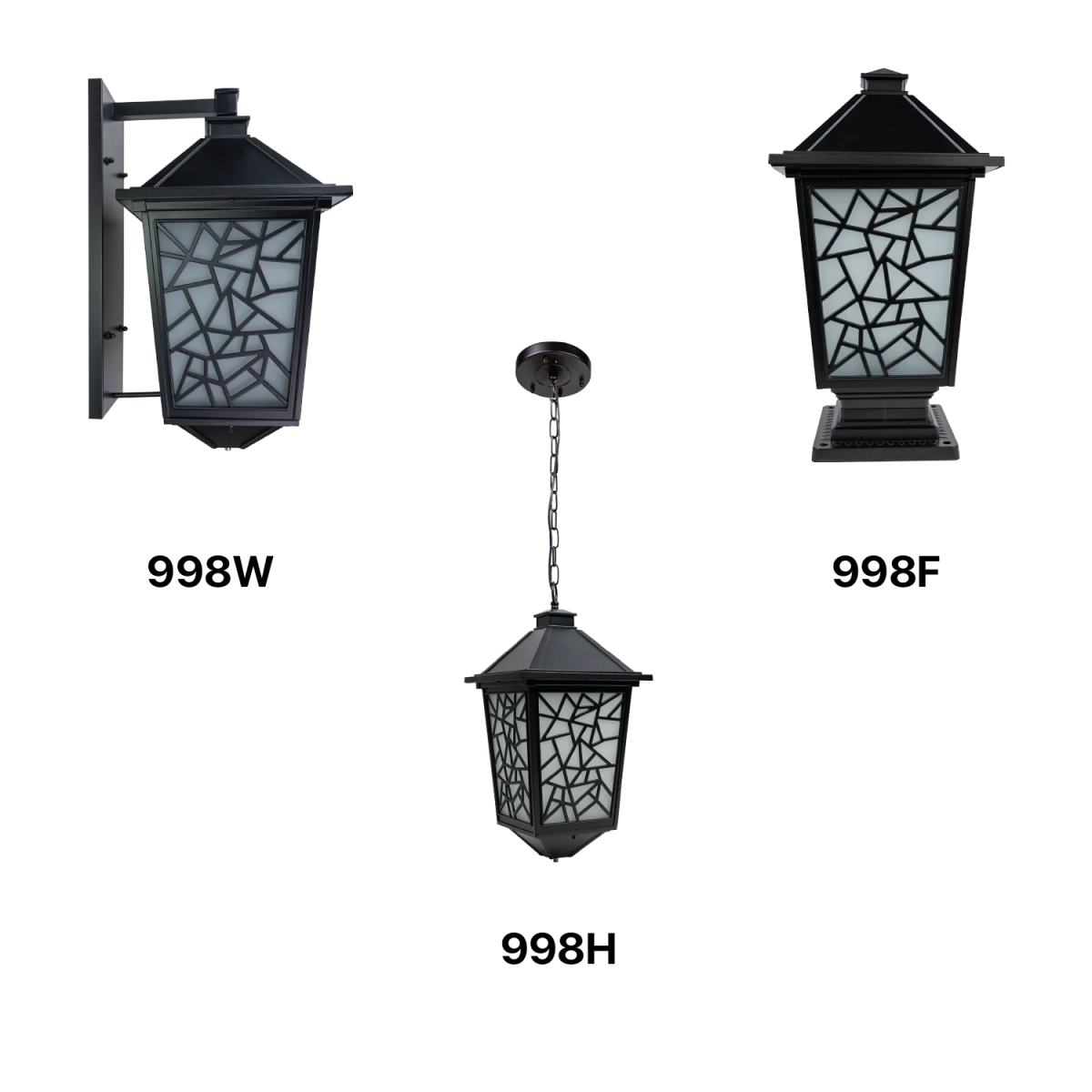 مجموعة إضاءة خارجية كلاسيكية (998-Family)