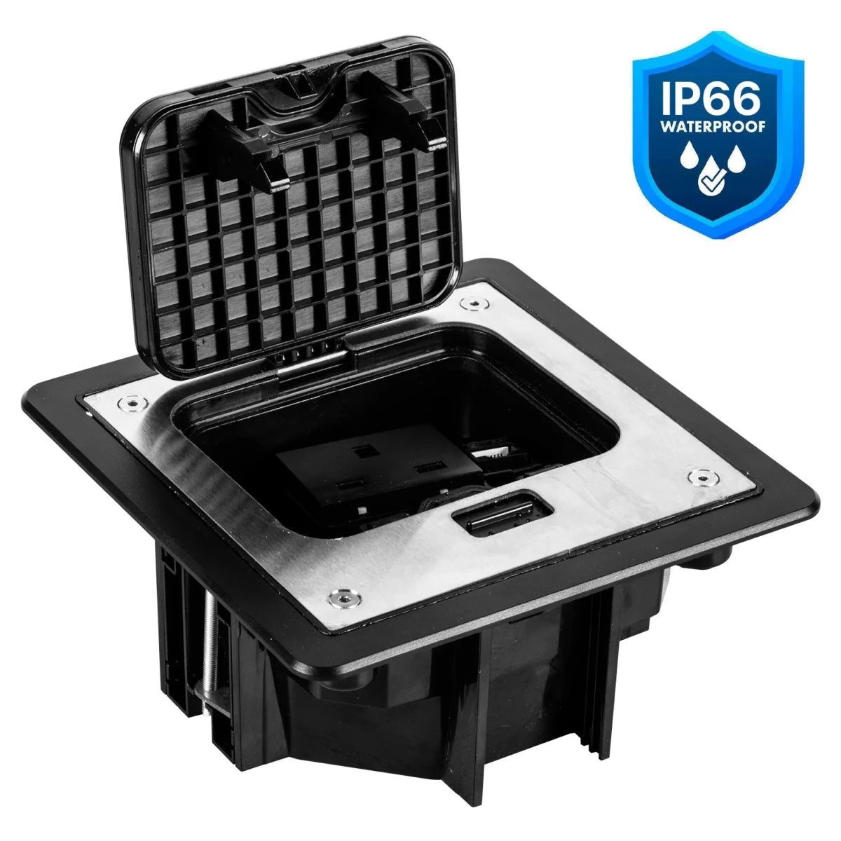 علبة أفياش أرضية مقاومة للماء IP66 للتركيب الخارجي (FS-066)