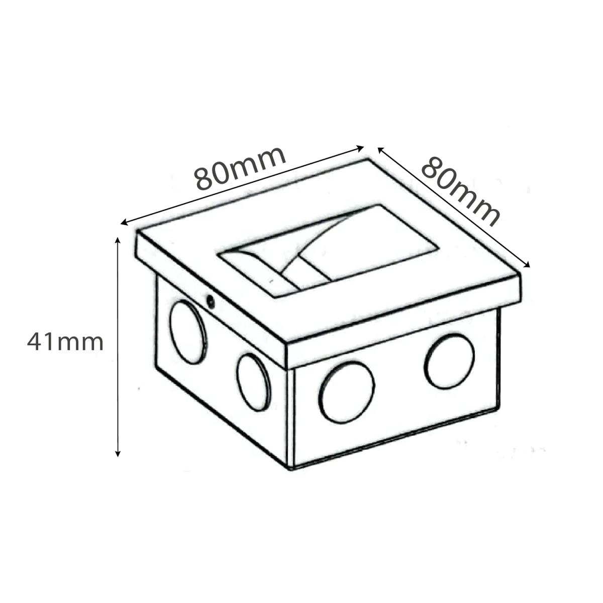 Ultralight Outdoor Stair Light Weather Resistant 3W IP54 (BR7012)