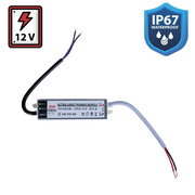 محول طاقة الترالايت مقاوم للماء 12 فولت 15 واط IP67