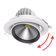 UltraLight Recessed Adjustable LED Ceiling Light (BR6244) | 45W Indoor Lighting