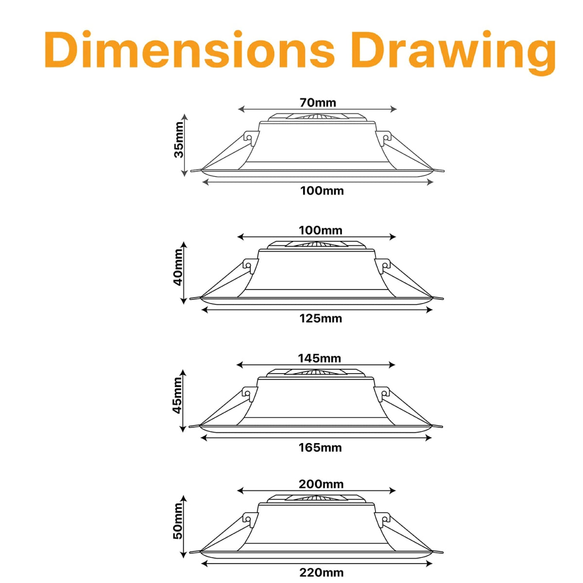 Buy Ultralight Recessed Ceiling Light Souq Plus Downlight - Modern Lighting (QH-18F) - Best  from Ultralight