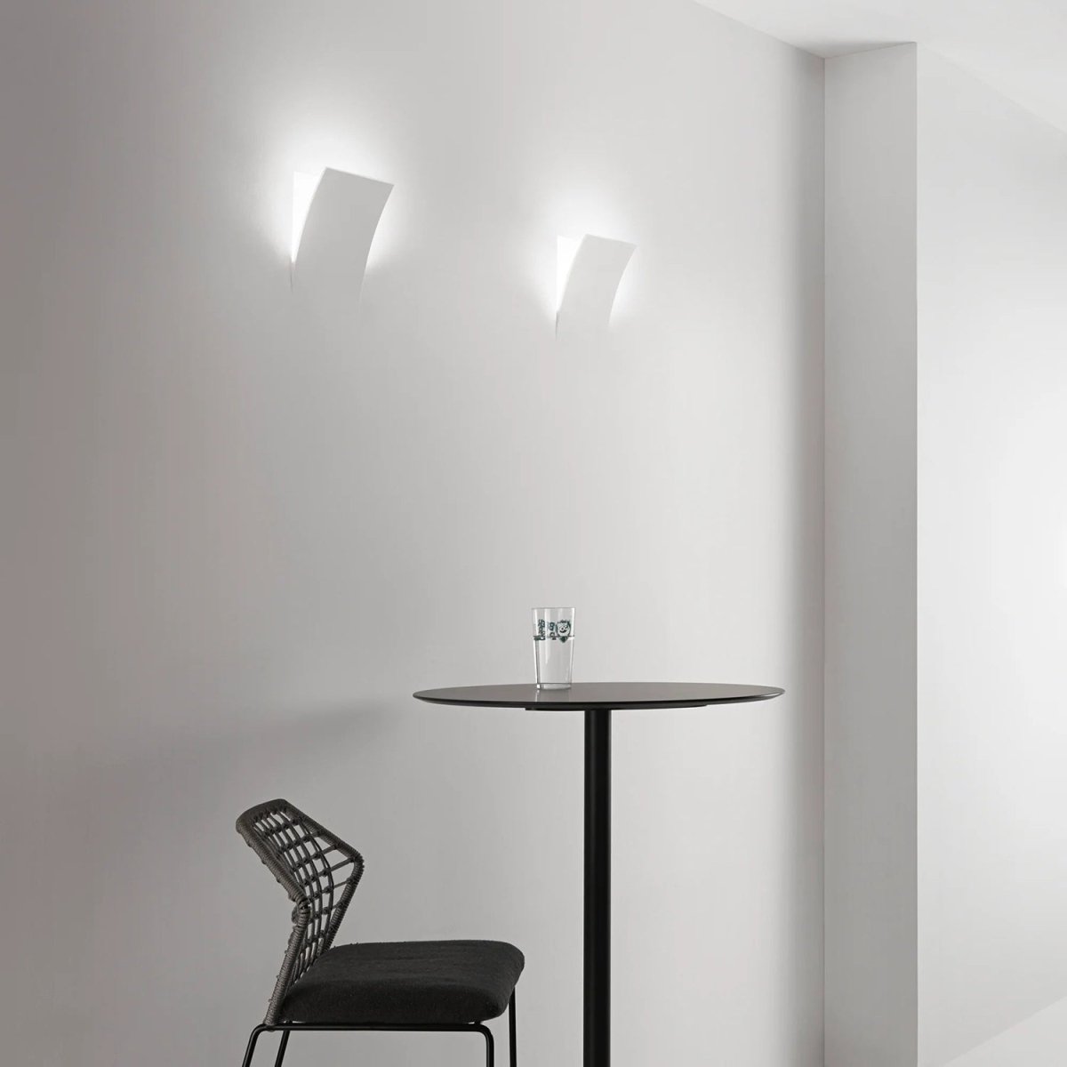 Ultralight Recessed Gypsum wall Light Frame E14 (MW-8401)