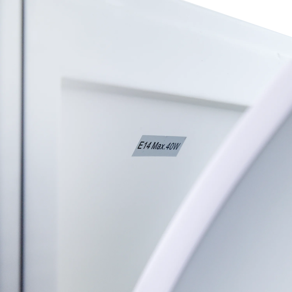 Ultralight Recessed Gypsum wall Light Frame E14 (MW-8401)