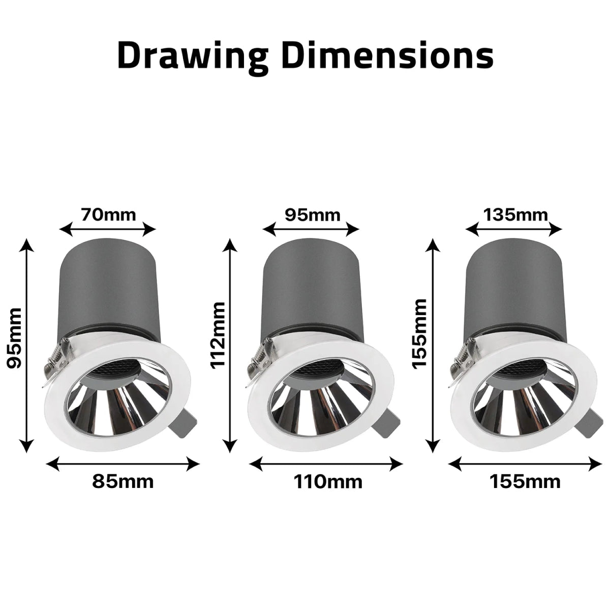 Ultralight Recessed LED Ceiling Downlight Anti-Glare (BR6453)