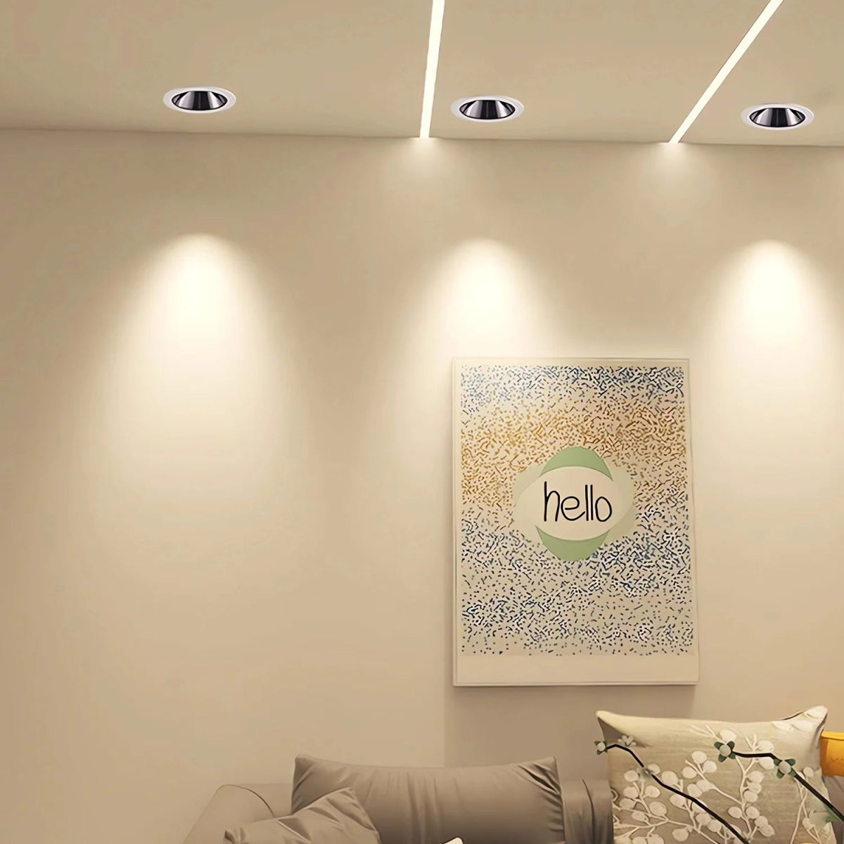 Ultralight Recessed LED Ceiling Downlight Anti-Glare (BR6453)