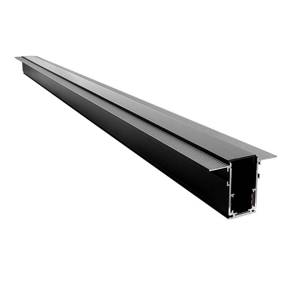 Recessed lighting rail


