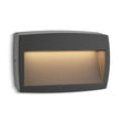 Modern outdoor wall light fixture on a white background