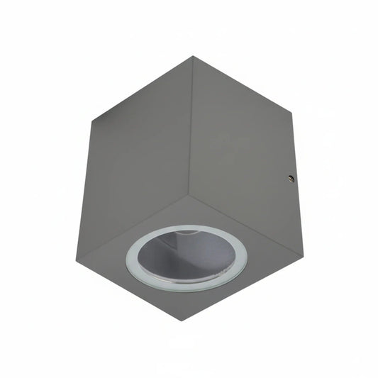 Hexagonal ceiling light fixture on a white background