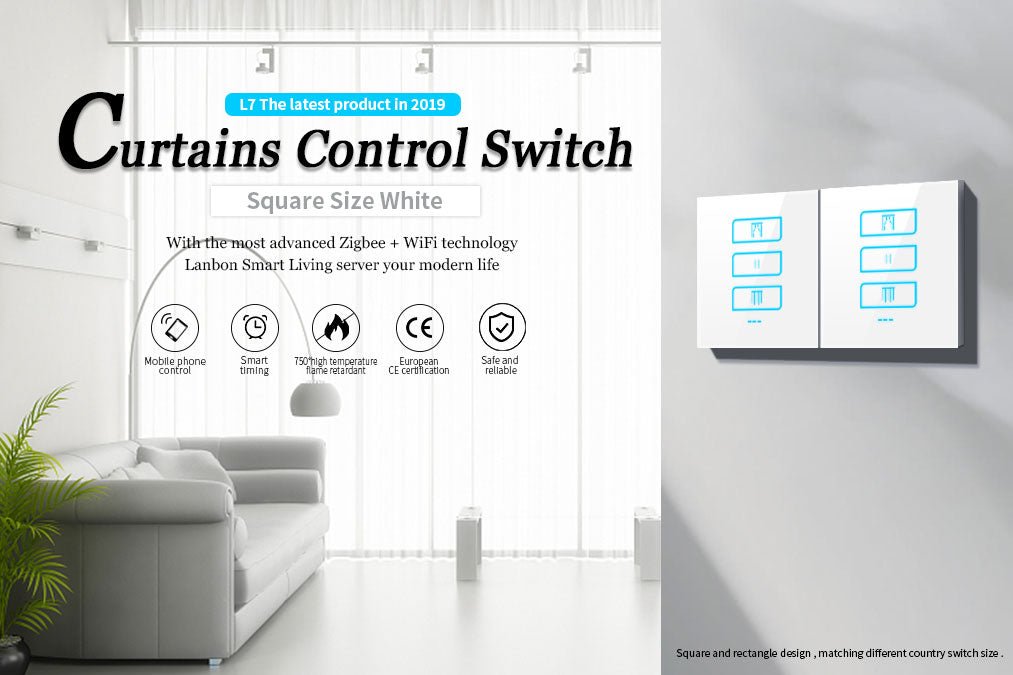 الترا لايت مفتاح ذكي للستائر (L7-HC)