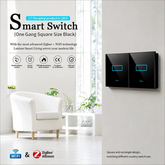 Ultralight Smart Touch Switch Single Gang (L7-HS1)