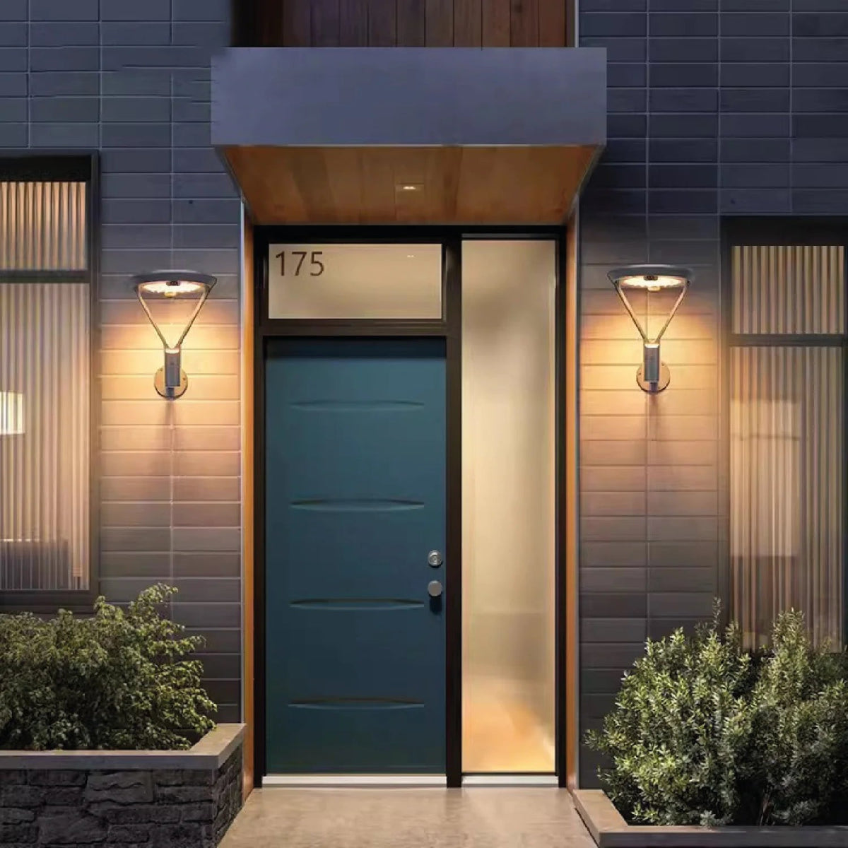 إنارة حدائق بالطاقة الشمسية الترالايت مع حساس حركة 16 واط IP55 (T564)