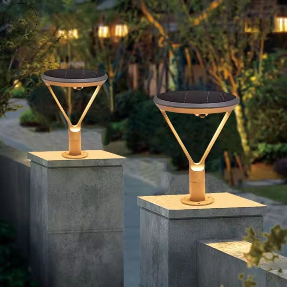 إنارة حدائق بالطاقة الشمسية الترالايت مع حساس حركة 16 واط IP55 (T564)