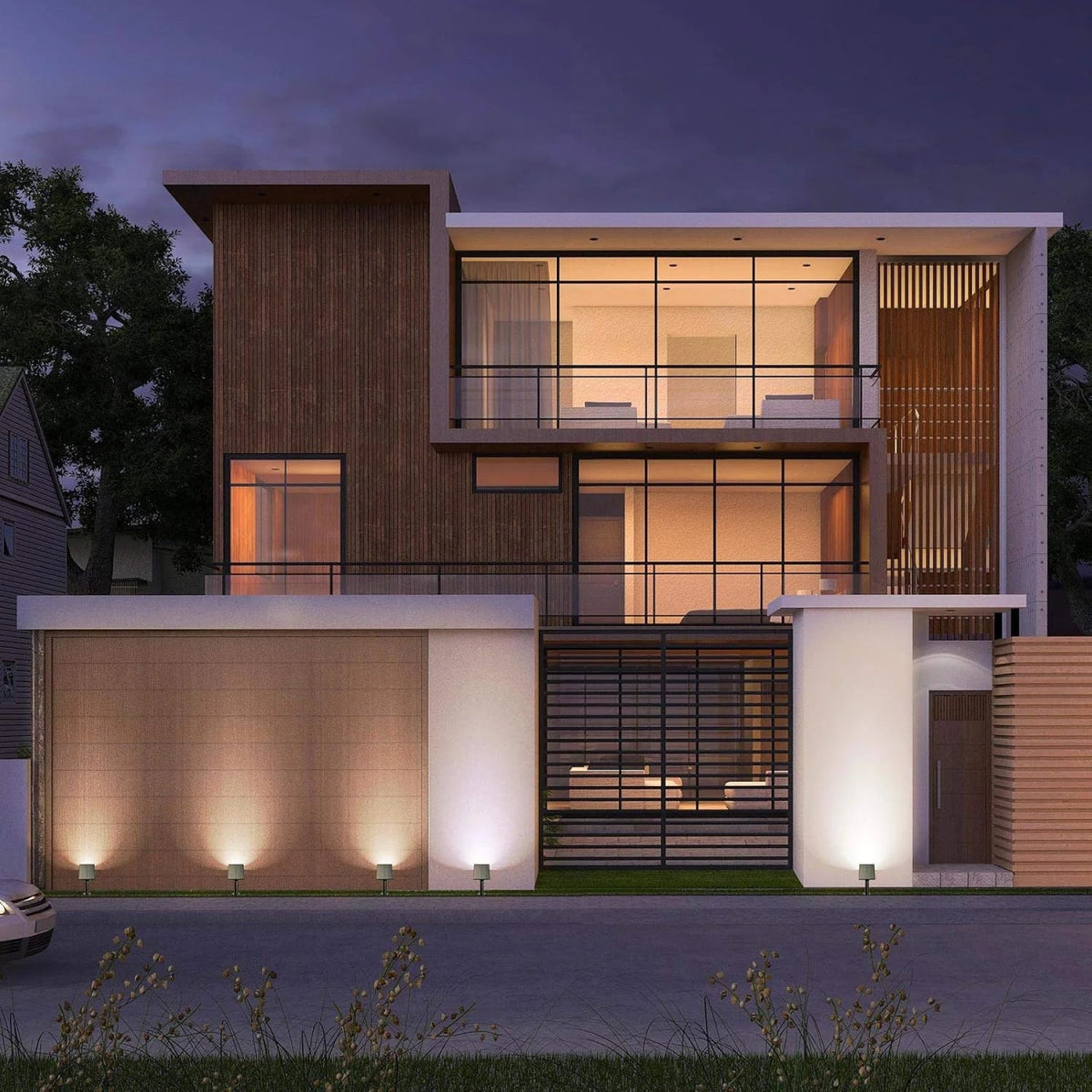 solar light landscape