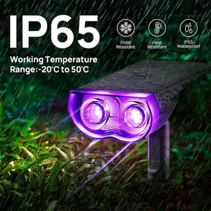 Efficient Solar Landscape Light with Color Changing Feature (LL18013) - Perfect for Illuminating your Outdoor Space