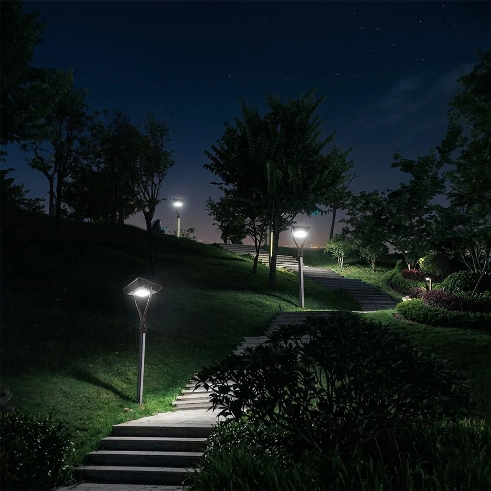 Ultralight Solar Pole Head with Motion Sensor 19.5W IP65 (ZY-5005SL)