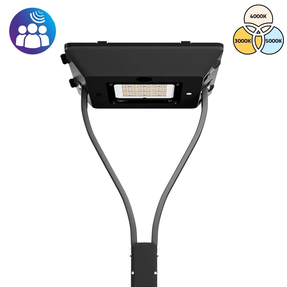 Ultralight Solar Pole Head with Motion Sensor 19.5W IP65 (ZY-5005SL)