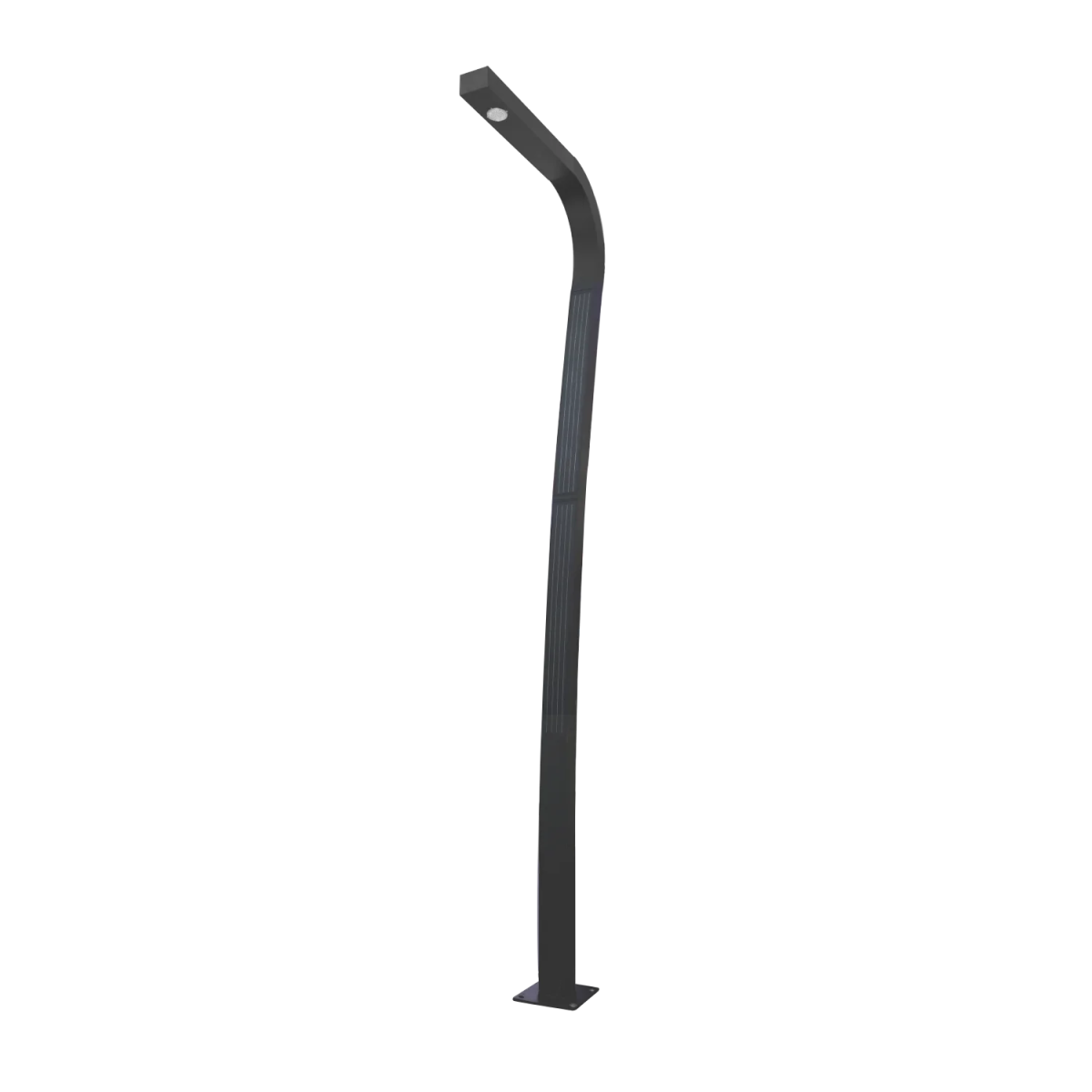 عامود إنارة شوارع بالطاقة الشمسية 4 متر 16 واط IP65 (WLWQ)